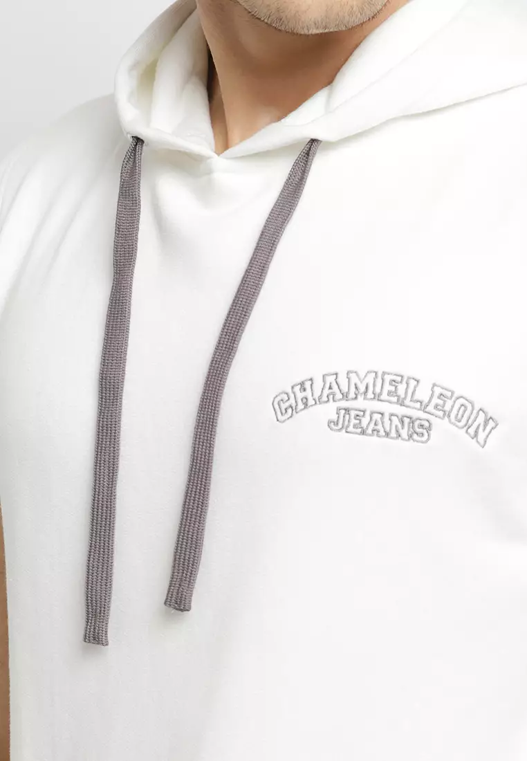 Chameleon Jaket Hoodie No Sleeve