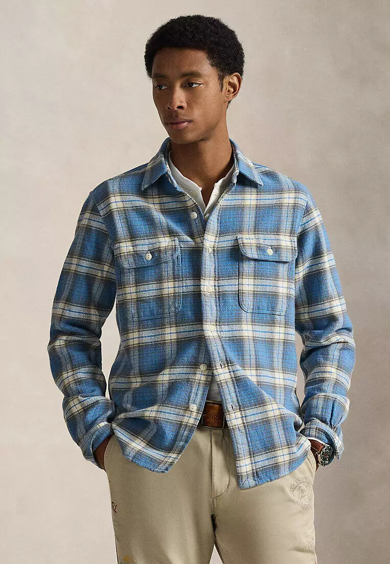 Buy Polo Ralph Lauren Classic Fit Plaid Flannel Workshirt 2026
