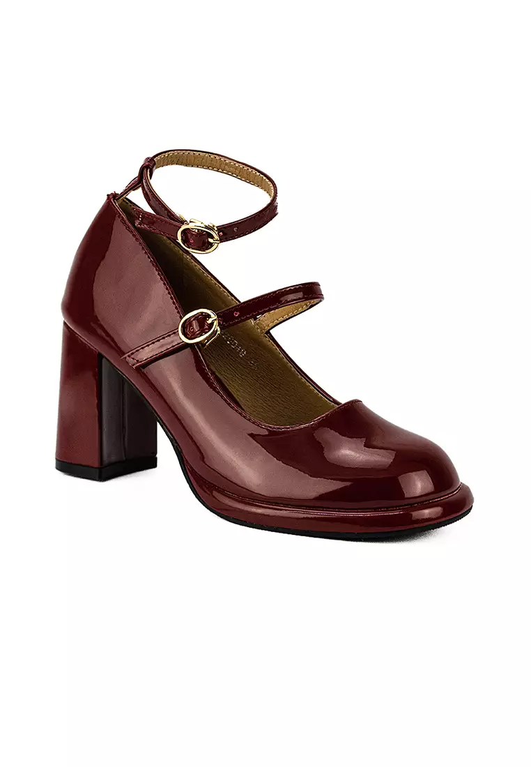 Discount on Mario D' boro Runway  shoes - SKU: Women's Office Pumps Shoes Lw 26049 Maroon C46