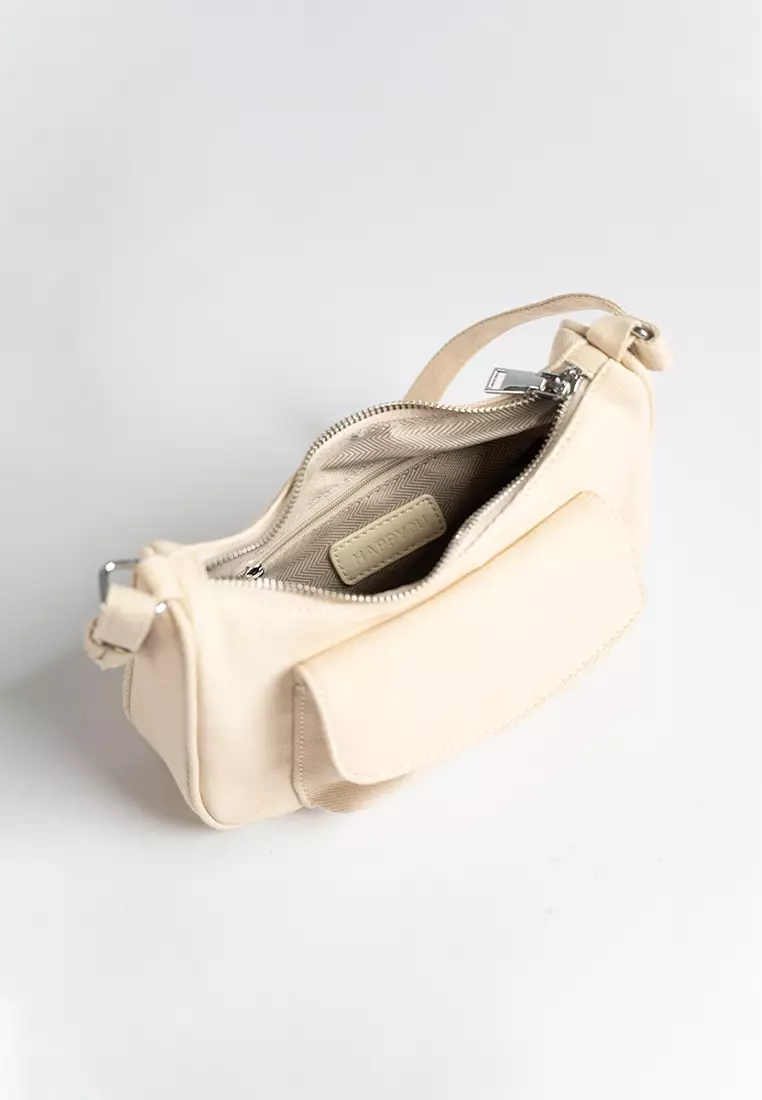 Violet Denim Hobo Bag