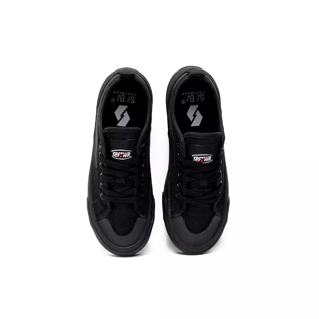 SABA Veron All Black - Sepatu Sneakers Casual Pria Wanita