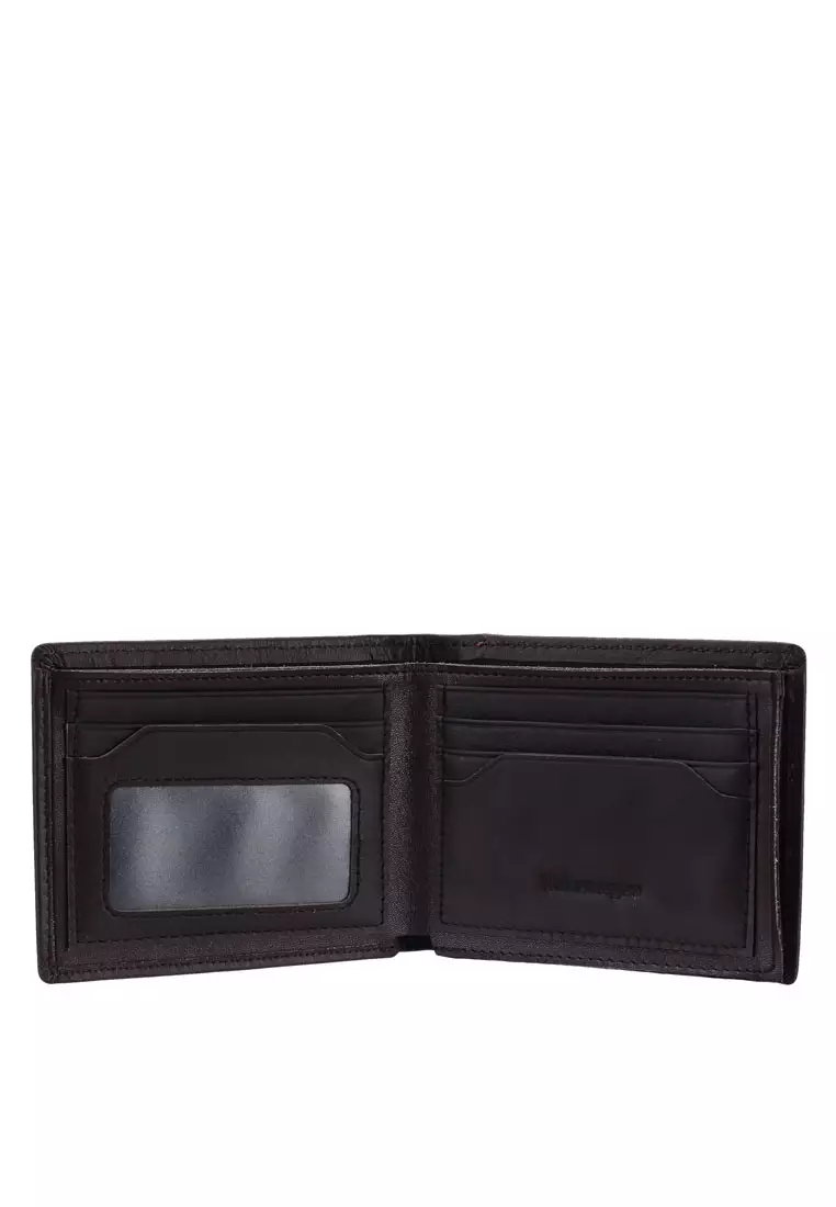 Men's RFID Bi Fold Genuine Leather Short Wallet