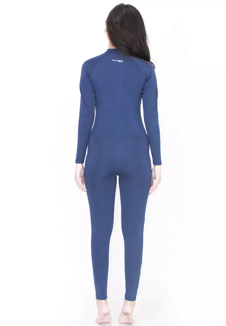 Jual Lasona Women Rashguard Full Diving Suit Long Sleeve Swimwear