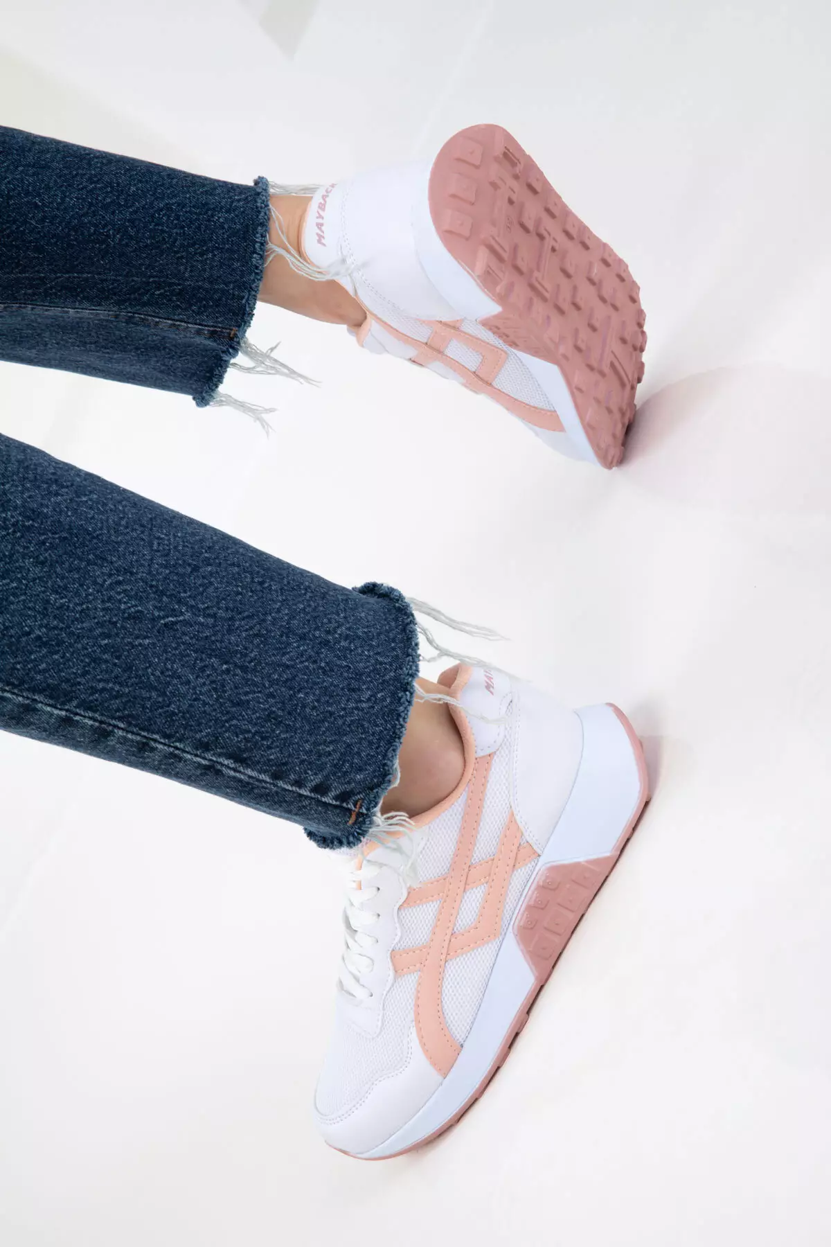 White-Powder Women's Sneaker 20654