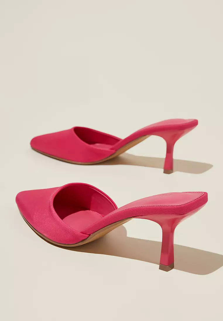 Gia Pointed Mule Heels