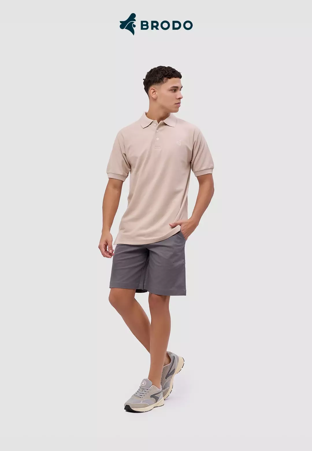 BRODO - Broshirt Polo Khaki