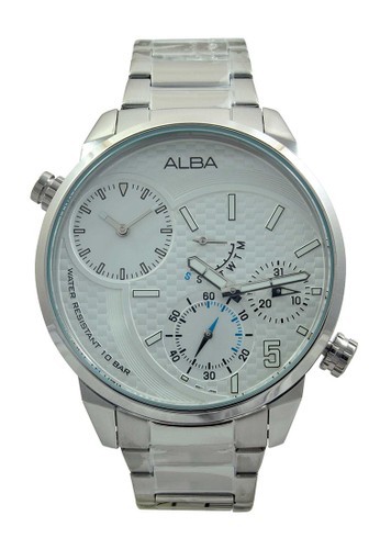 ALBA Jam Tangan Pria - Silver - Stainless Steel - A2A005