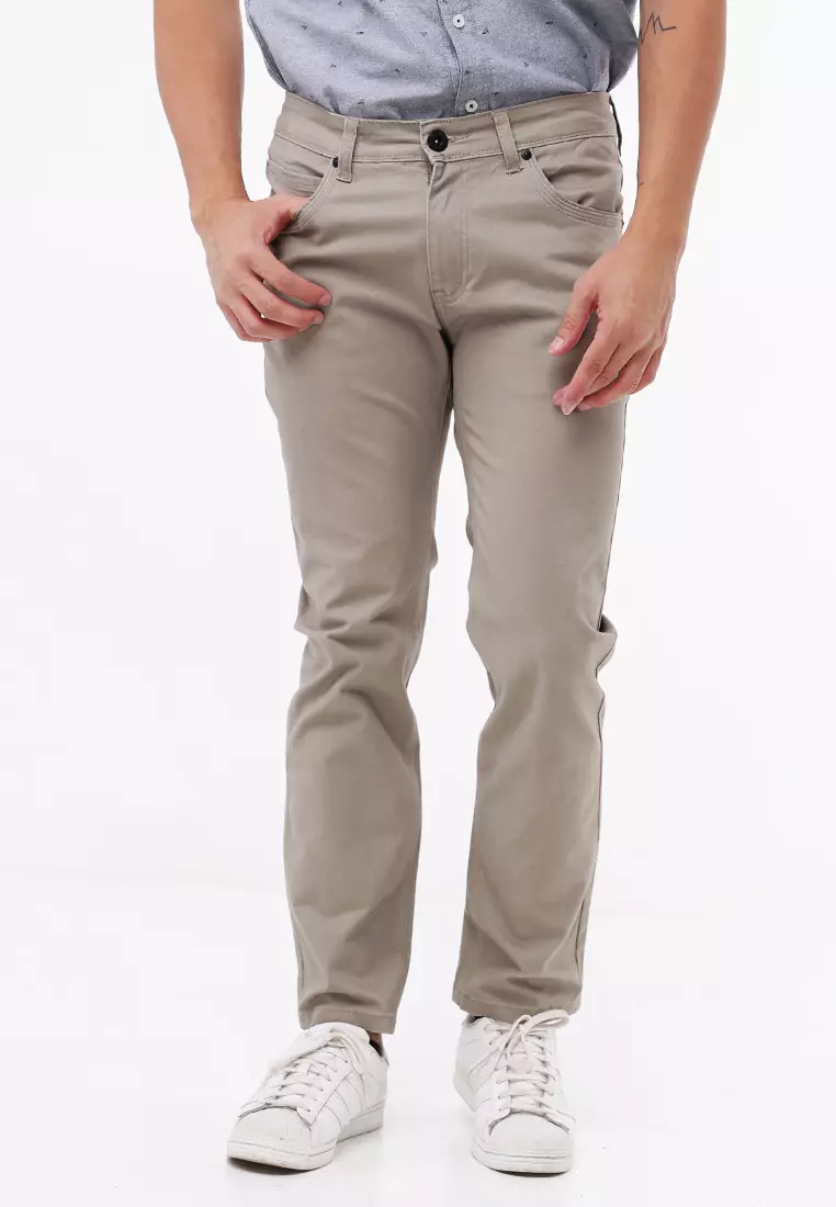 Tapered casual sale pants