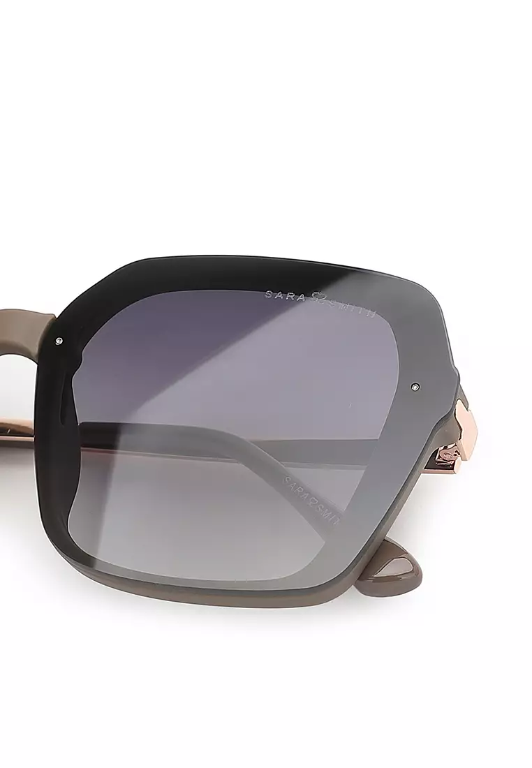 Unisex Fashion Sunglasses - Mauve Red