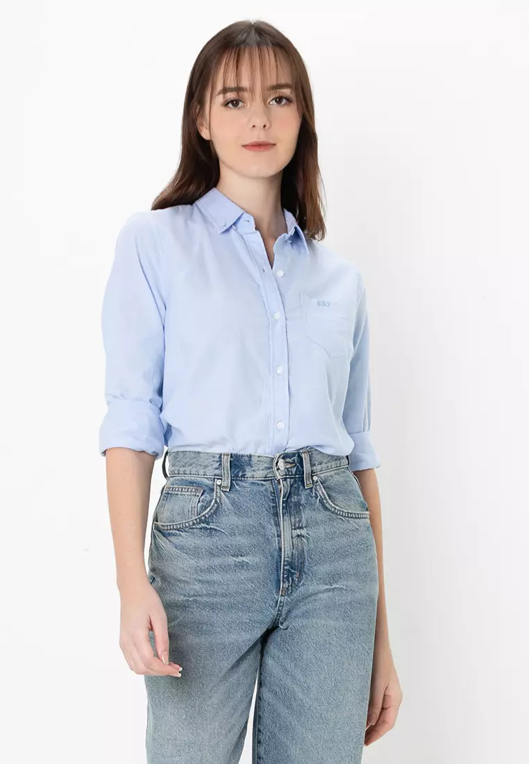 Buy GAP Logo Oxford Shirt 2026 Online | ZALORA