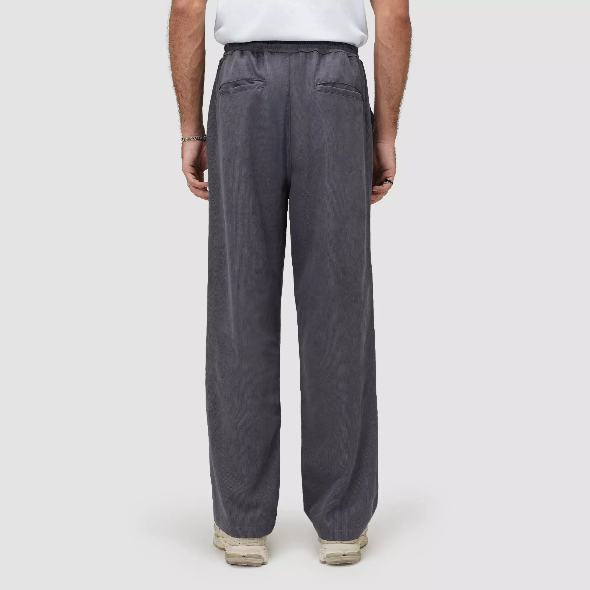 CELCIUS Straight Trouser Corduray Pique L03000713C Dark Grey