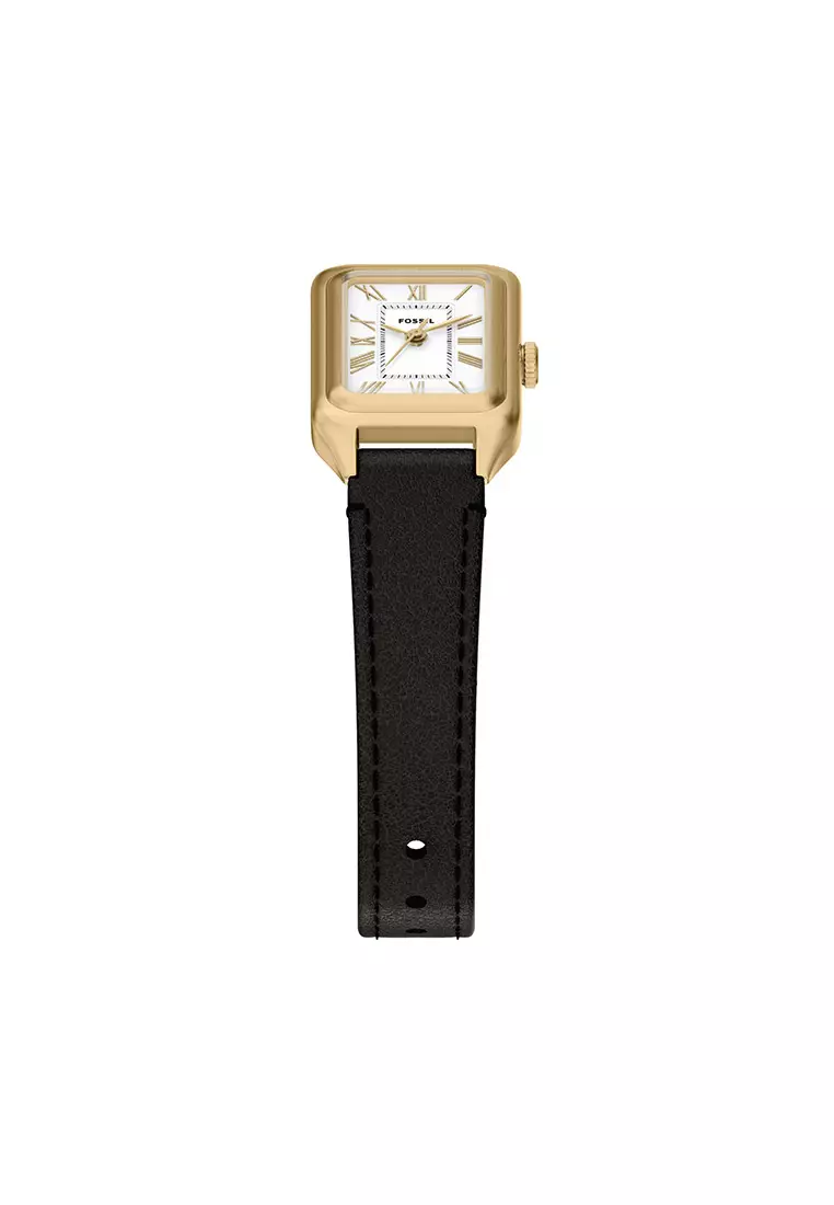 Raquel Black Leather Watch Es5470