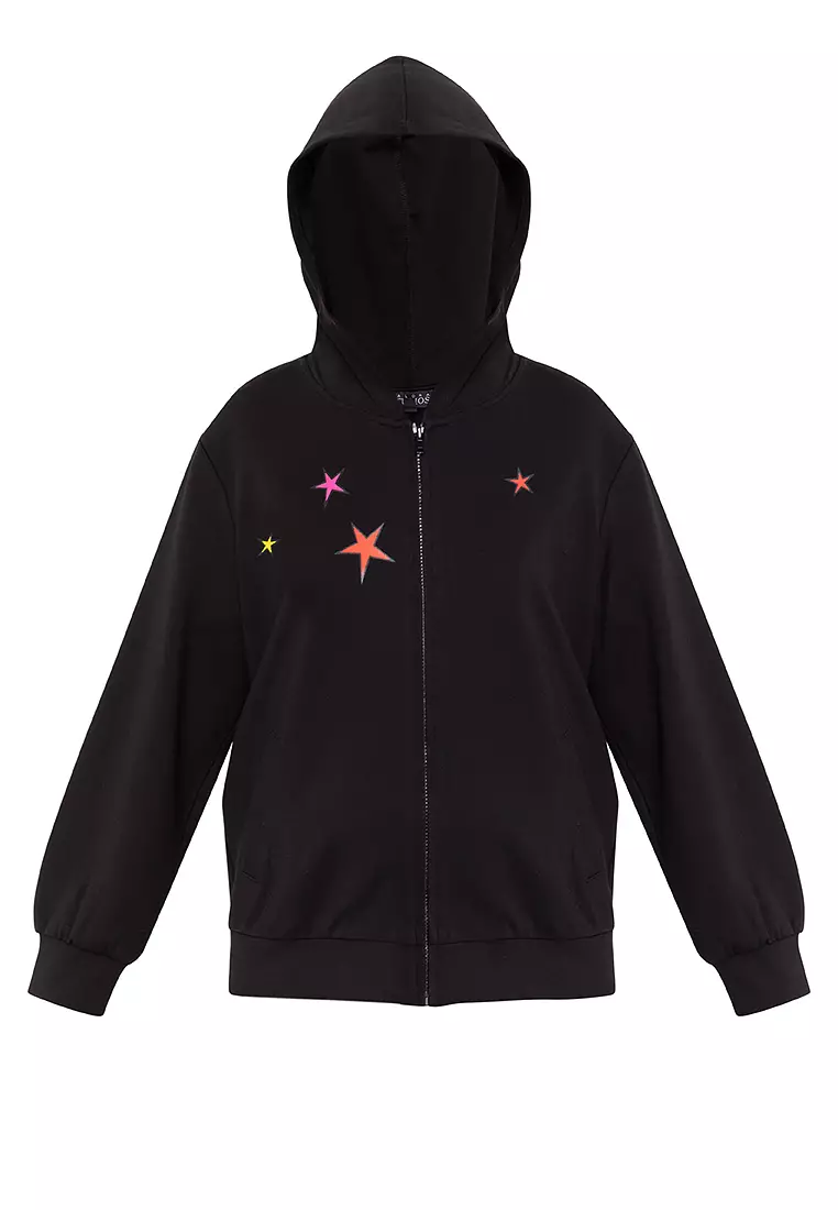 Zalora jacket hoodie on sale