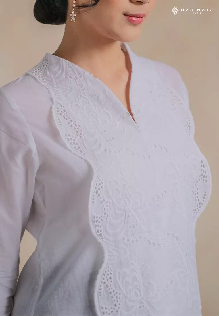 Hadinata Batik Wanita Kebaya Griva White