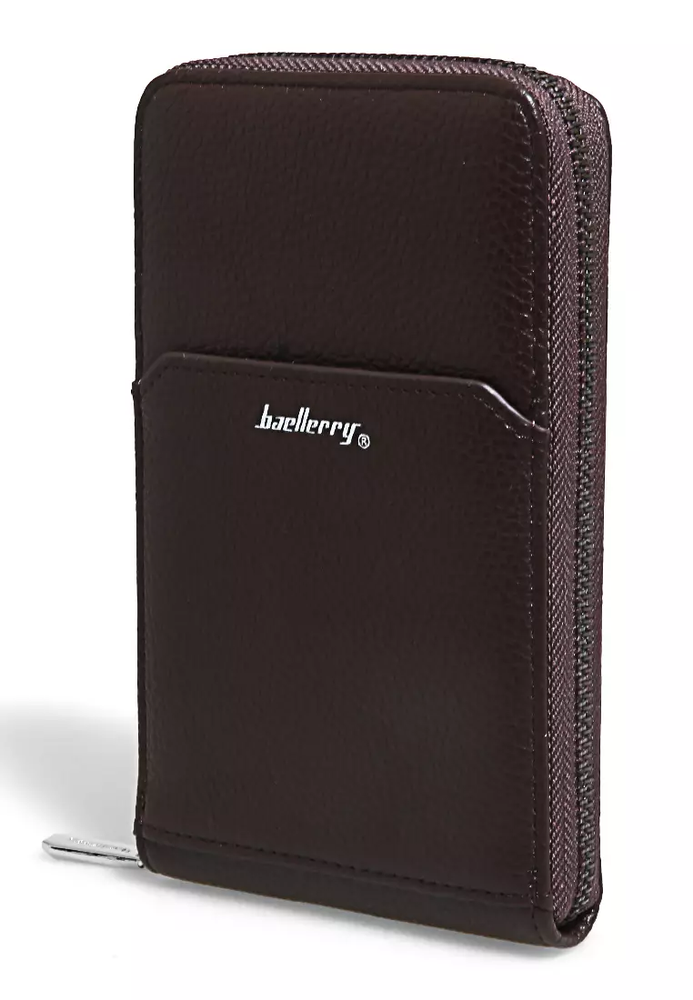 Dompet Pria Wanita Model Panjang Handle Strap Many Slot Material Leather ORIGINAL