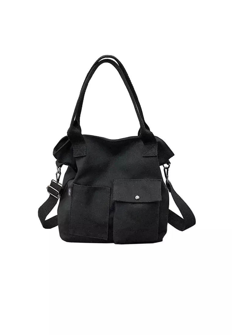 Buy A FRENZ Canvas Tote Shoulder Crossbody Bag Online ZALORA Malaysia