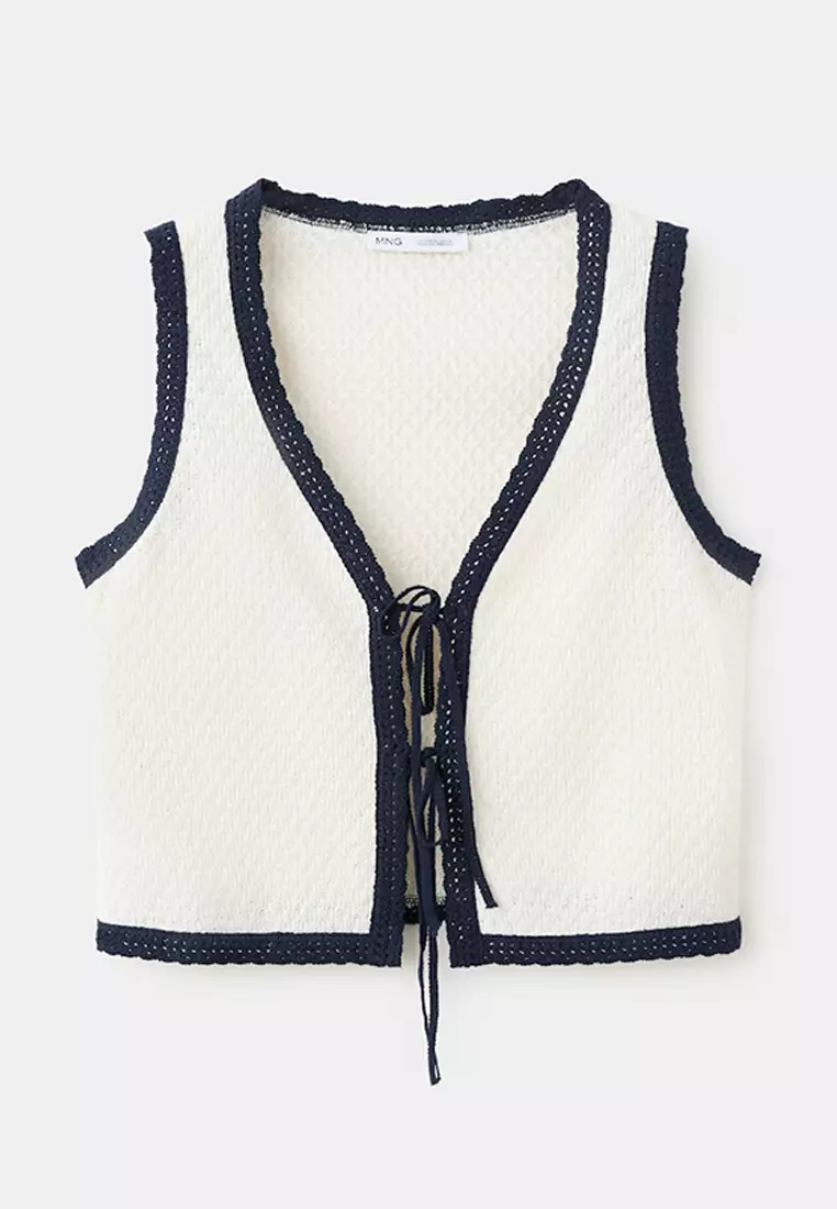 Bow Tie Waistcoat Top