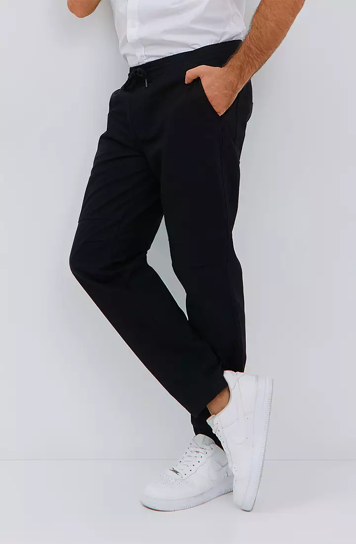 [NEW] Osella Relaxed Waist Pants With Adjustable Drawstring 20874001 | Celana Panjang Pria