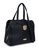 Unisa black Faux Leather Structured Convertible Tote Bag 47C7CAC8E0E28DGS_2