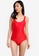 PINK N' PROPER red Basic Bareback Swimsuit PI108US0S5D6MY_1