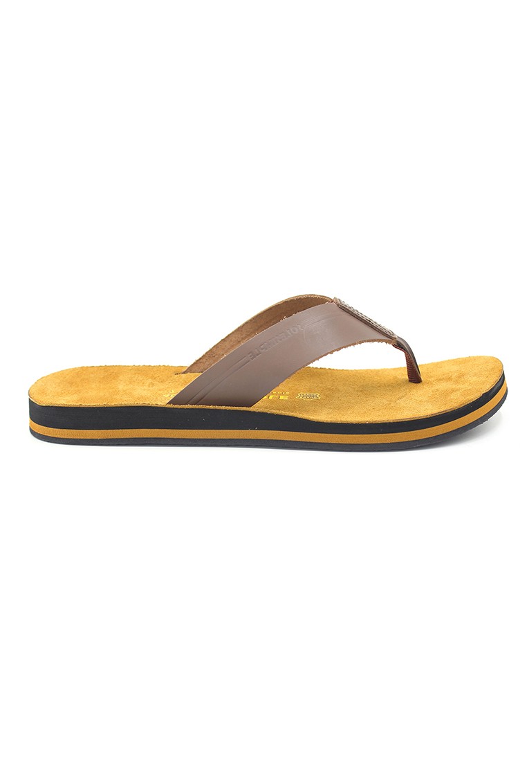 Quebec - Brown Leather Sandals & Flip Flops