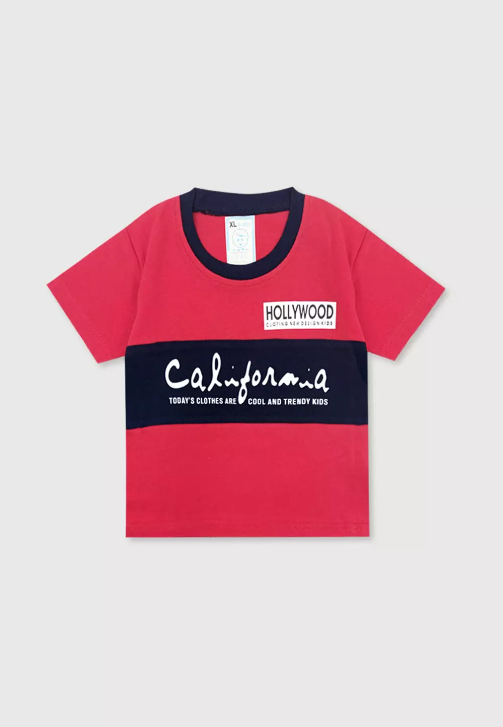 Wakakids Baju Bayi Anak Laki Laki Usia 12 Bulan Hingga 18 Bulan Setelan Celana Jogger Motif California 3022 Merah