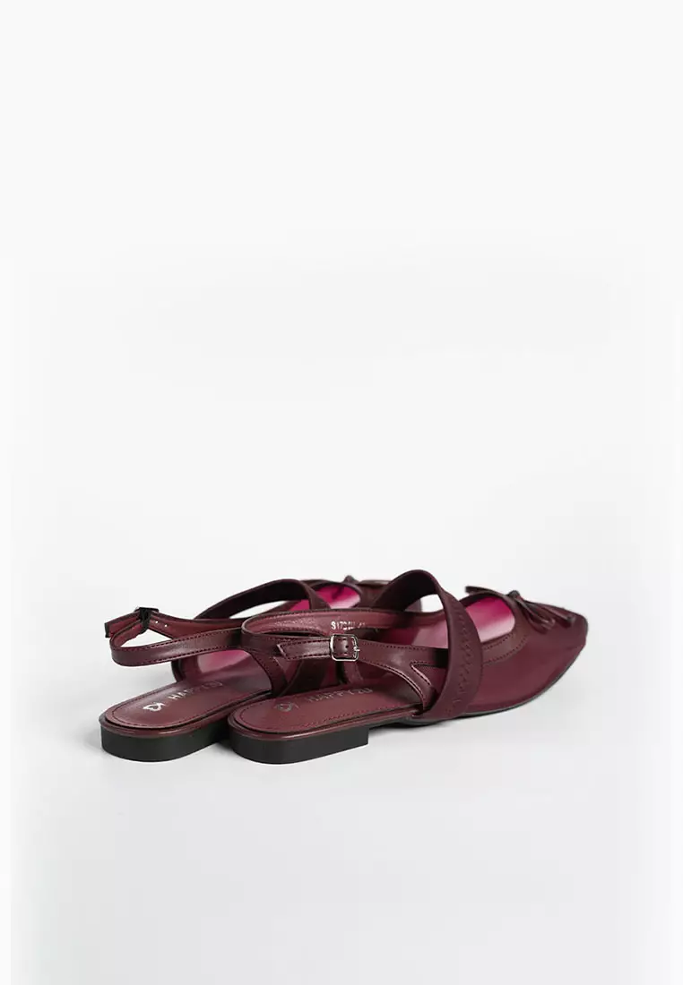 Brynn Ribbon Slingback Flats