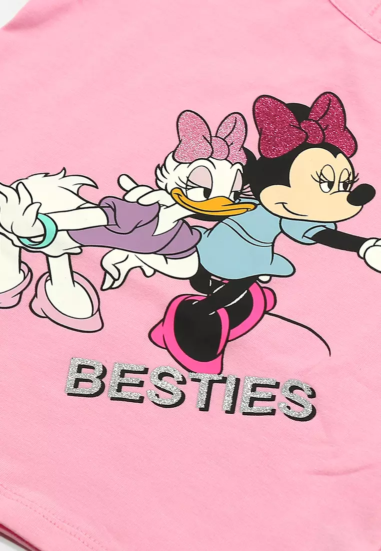 Disney Minnie Toddler Girls "Besties Selfie" T-Shirt with Leggings Set