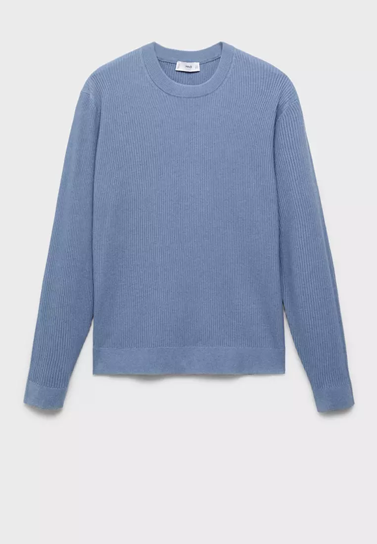 Fine Rib-Knit Sweater