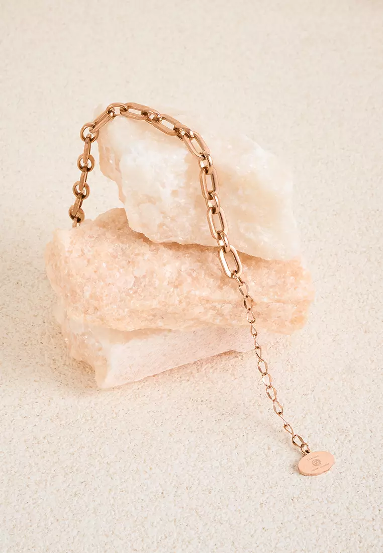 Rue Chain Bracelet in Rose Gold
