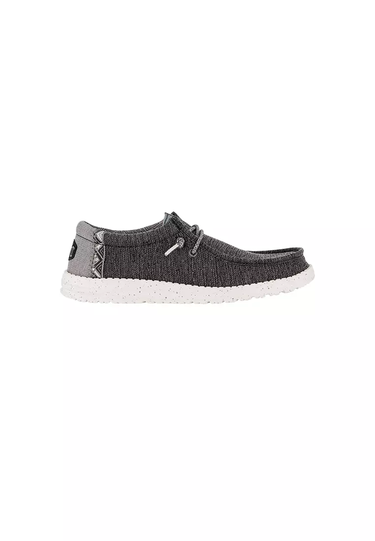 Discount on HeyDude  shoes - SKU: HeyDude Men's Wally Coastline in Black/White