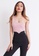 Hook Clothing pink Basic Crop Toga Top EACB7AAED22DBBGS_2