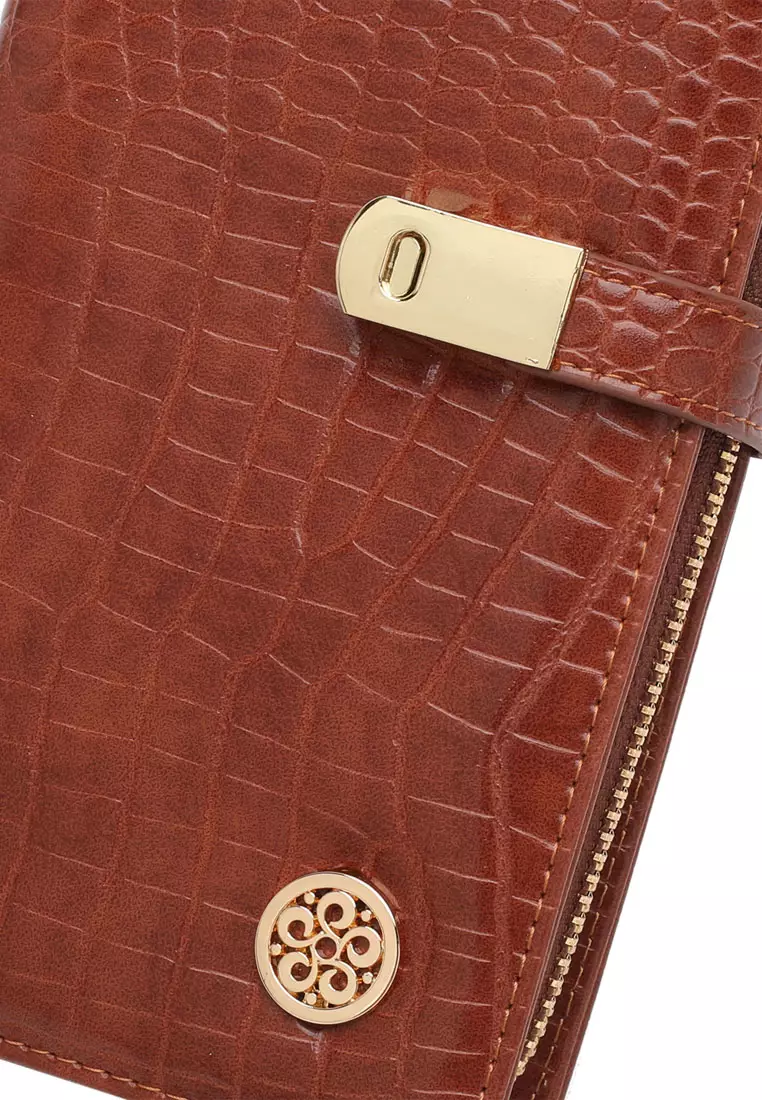 Women's Bi Fold Long Zipper Purse