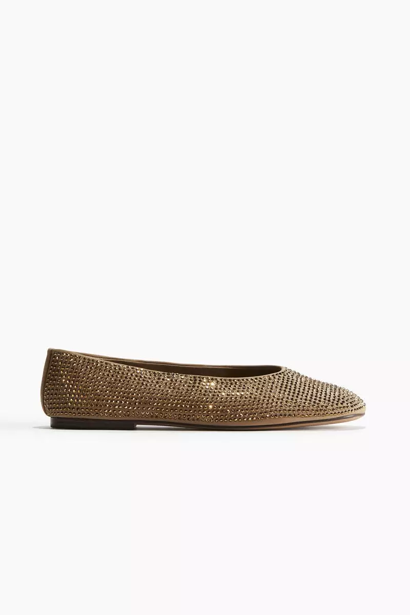 Discount on H&M  shoes - SKU: Rhinestone-embellished ballet pumps