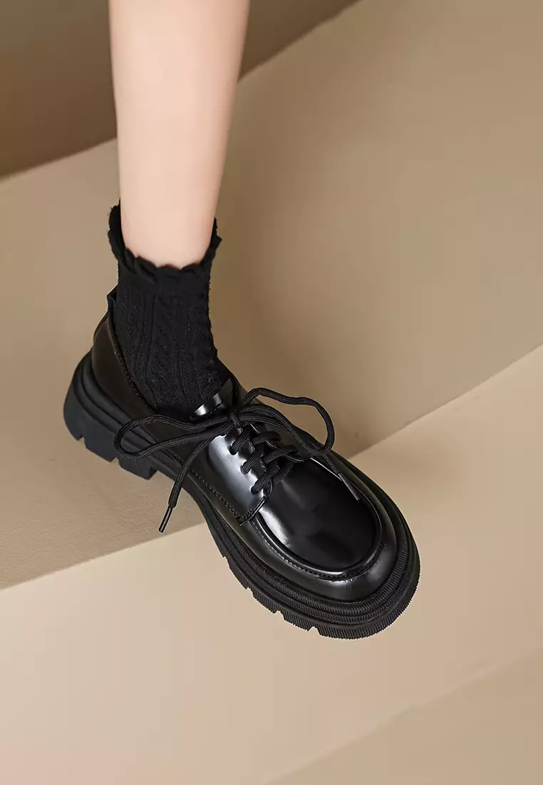 復古厚底德比鞋 WW805-1