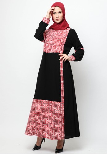 Jual Karina Design Shaha Abaya Angkin Batik Dress Original Zalora Indonesia
