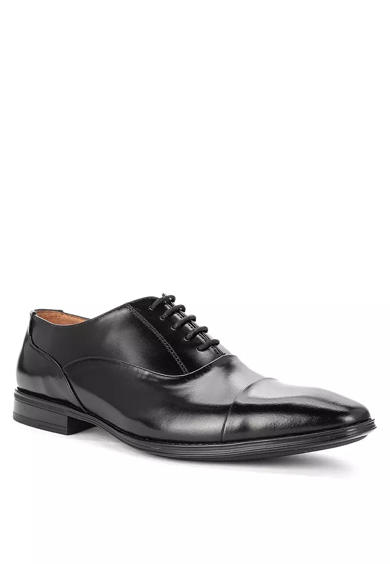 Buy Bristol Shoes Warren Black Captoe Oxford Shoes 2025 Online