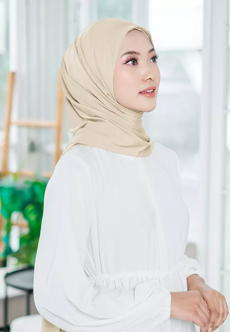HIJAB INSTAN QILA - SOFT CHOCO