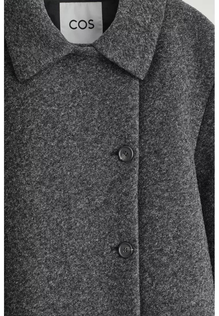 BOILED WOOL-BLEND SHORT JACKET
