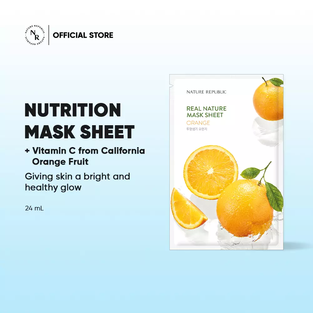 NATURE REPUBLIC [6 PCS] Fresh Herb Cleansing Foam 170ML + Real Nature Mask Sheet 5PCS | Bundle Sabun Cuci Muka + Sheet Mask 5PCS