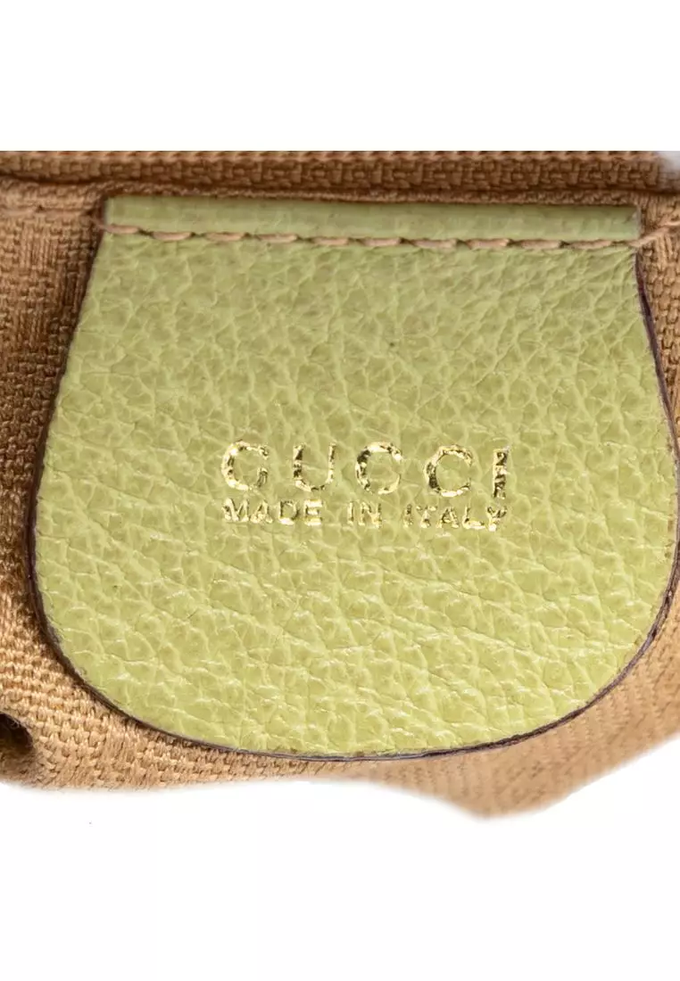 Pre-Loved Gucci Suede Bamboo Satchel