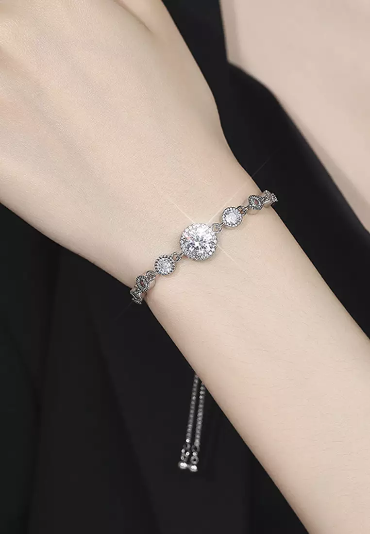 Gelang Wanita B003 Jewelry Luxury Fashion Kotak Indah COD Bracelets Perhiasan Cewek Original