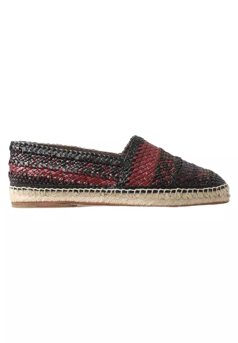 Discount on Dolce & Gabbana  shoes - SKU: Dolce & Gabbana Buffalo Leather Espadrille Shoes