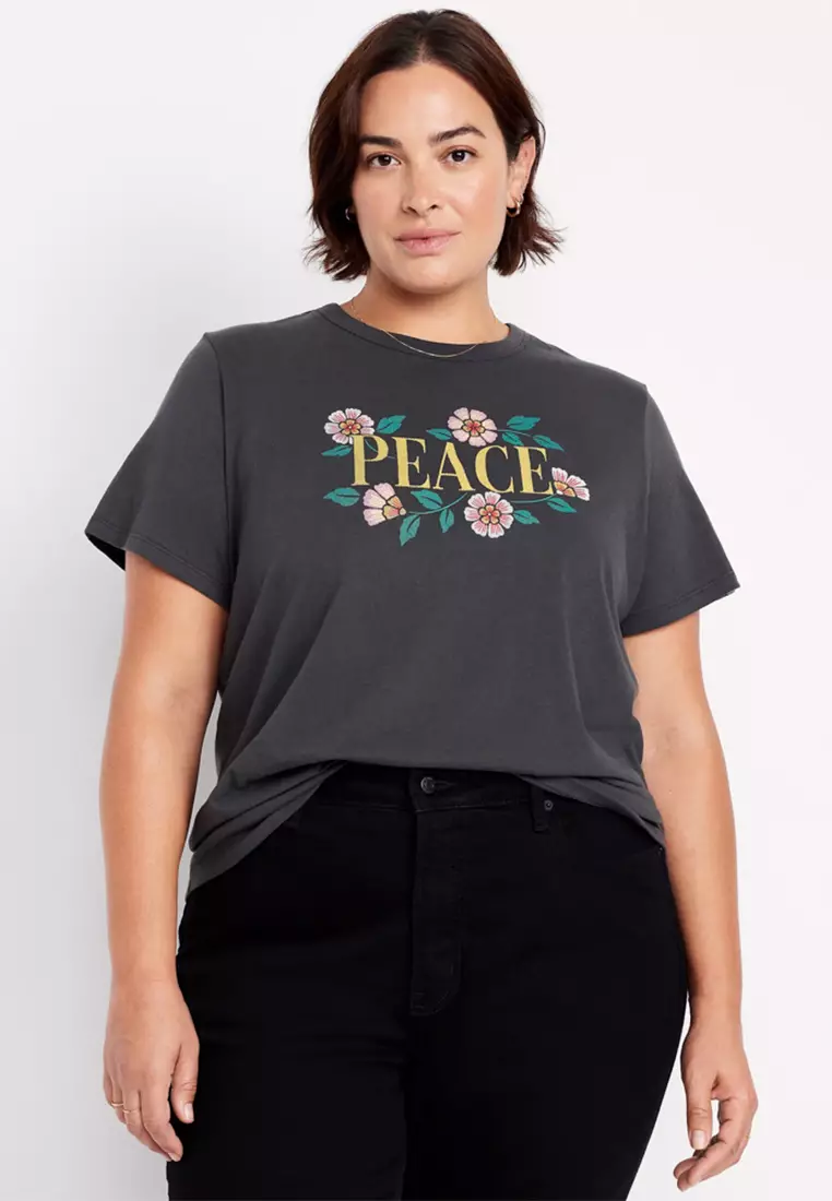 EveryWear Crew-Neck Graphic T-Shirt