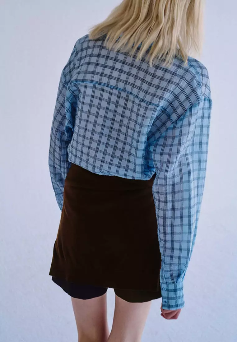 Textured Checked Shirt