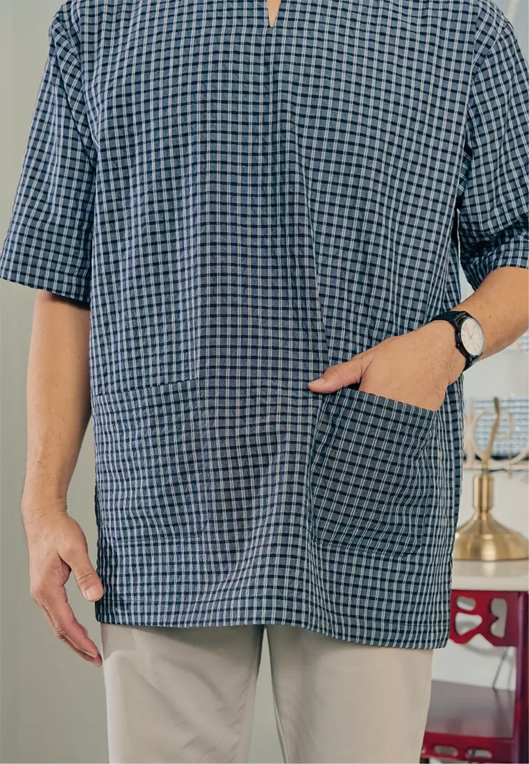 UMMA KURTA MEGA in Mendung Black