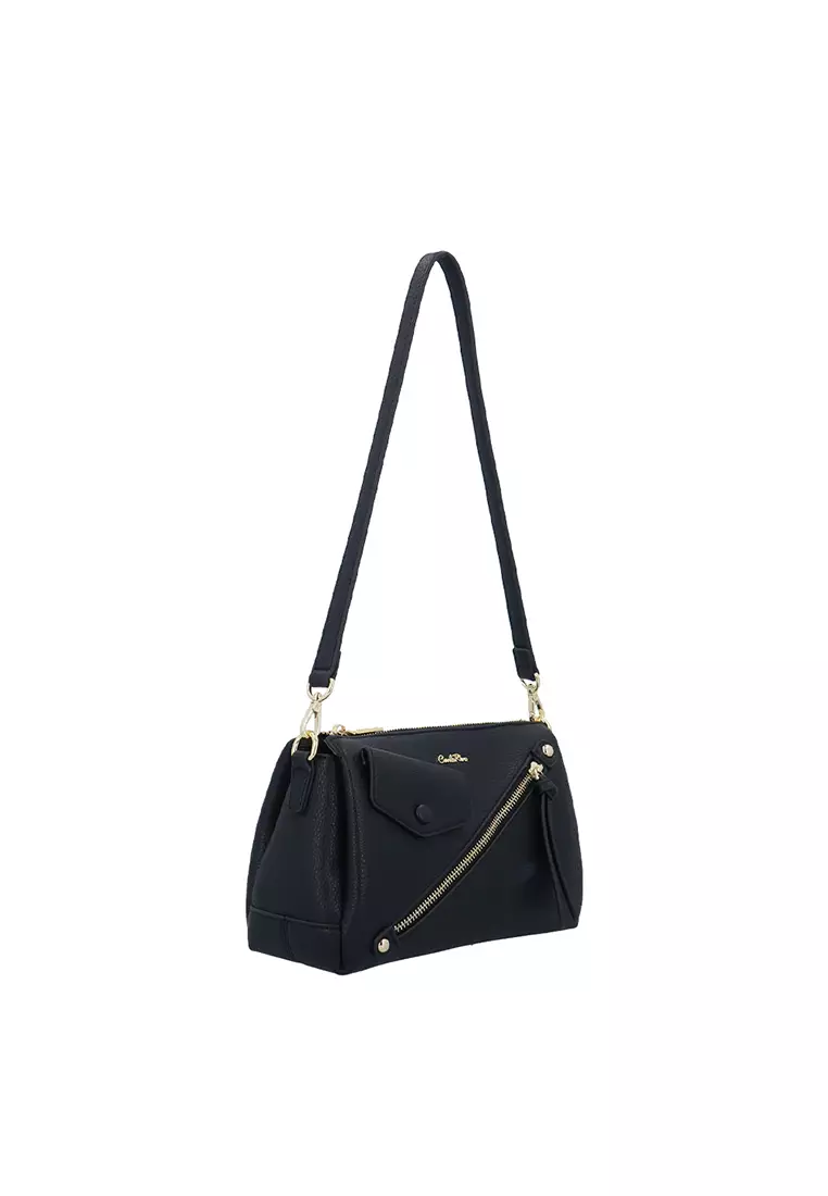 CR Harper 2-Way Shoulder Bag - Black