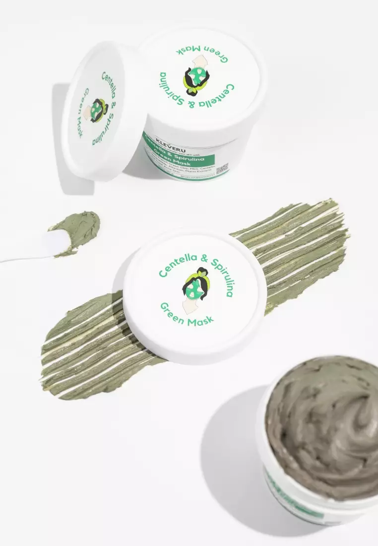 Jual Kleveru KLEVERU Centella and Spirulina Green Mask Original 2023