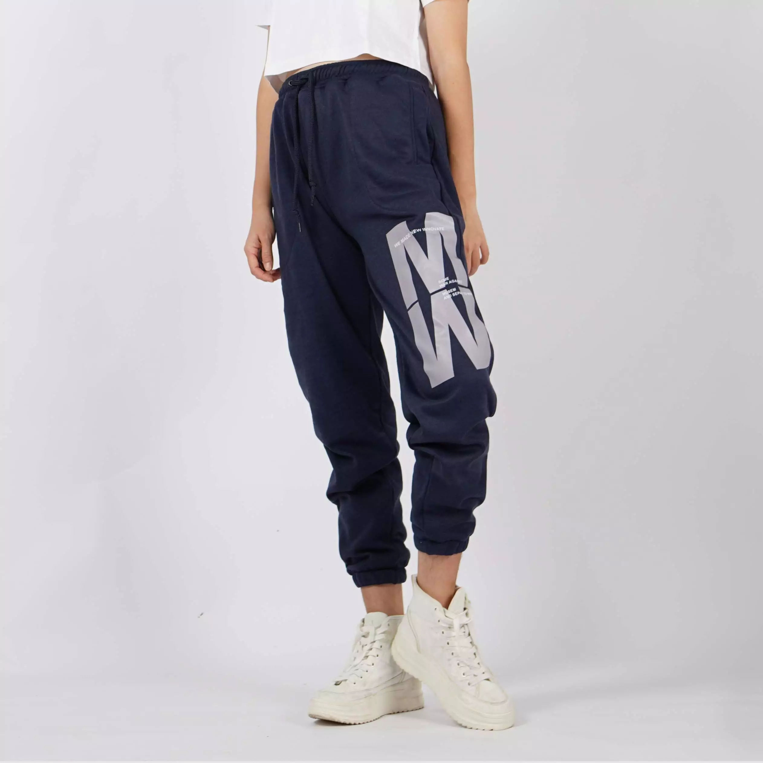 MERIS Celana Olahraga Celana Training Pant Celana Lari Wanita - Navy