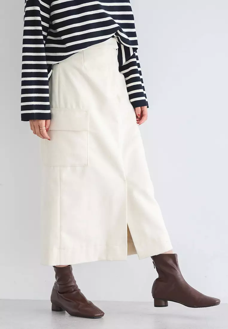 American Holic - Nakajima Patch Flap Tight Skirt
